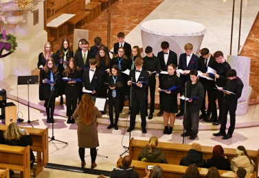 Hudba v podání našich studentů rozezněla kostel sv. Mikuláše