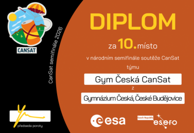 I mladší žáci míří ke hvězdám: Hugo Klíma se zapojil do soutěže CanSat