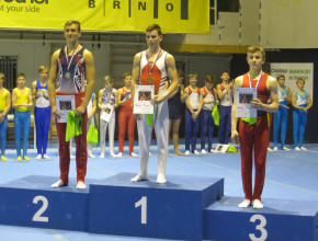 Daniel Bago je Mistr České republiky ve sportovní gymnastice mužů